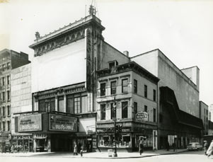 Broadway Theatre Exterior, Broadway and 53rd Street, Les Ballets de Paris, 1954.jpg