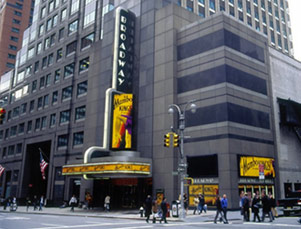 Broadway Theatre Exterior, Mambo Kings, 2005.jpg