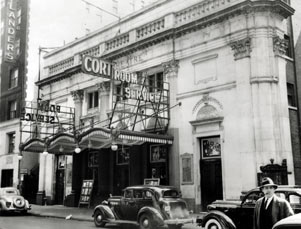 Cort Theatre Exterior, Room Service, 1937.jpg