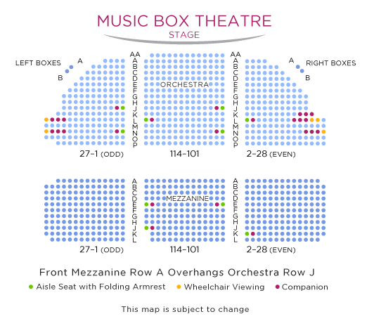 Tennessee Theatre Seating Chart With Seat Numbers